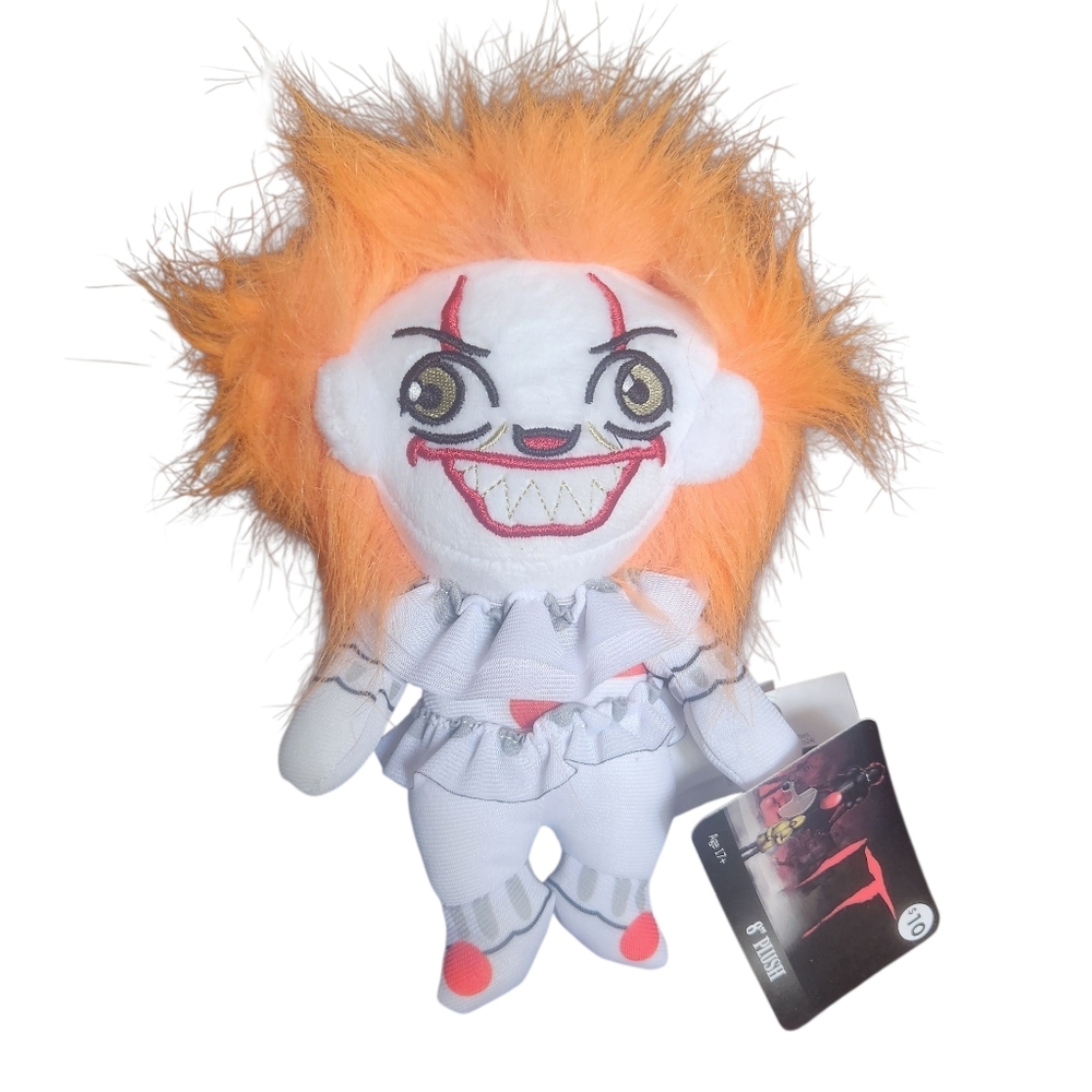 NEW Pennywise IT Plush 8" Stuffed RUZ Doll Toy Horror Fan Collector 2024